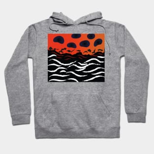 Red Breasted Wrasse Pattern Hoodie